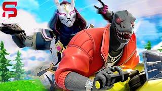 Thunder & Stray MORTAL ENEMIES become BEST FRIENDS.... Fortnite Chapter 4