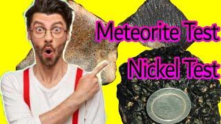 How to test a meteorite at home Nickel test