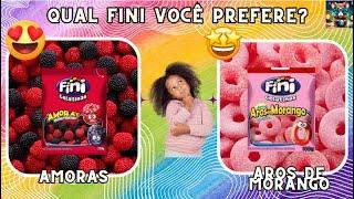 QUAL VOCÊ PREFERE ? EDIÇÃO FINI ! WOULD YOU RATHER ? SWEET EDITION | QUÉ PREFIERES ?