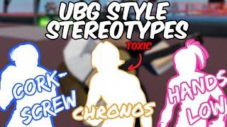 UBG Style Stereotypes! [Untitled Boxing Game Roblox]