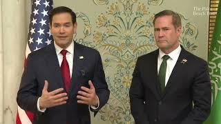 US-Ukraine call for 30-day ceasefire with Russia, Marco Rubio says after Saudi Arabia talks"