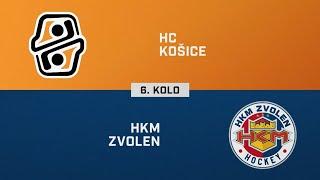 6. kolo: HC Košice – HKM Zvolen 2:1sn (HIGHLIGHTY)