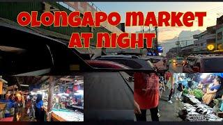 Night visit @olongapo public market | Busy pa rin kahit gabi na