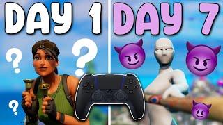 7 Days of Fortnite Controller Progression..