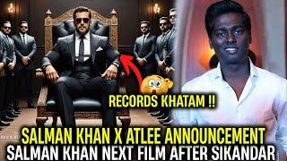 Salman Khan X Atlee New Movie Announcement | Salman Khan Next Movie | Flunky Media