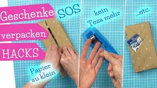 Gift wrapping SOS hacks & solutions for emergencies | gift wrapping hacks | mommymade