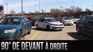 Stationnement 90 degrés de devant - À droite