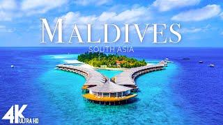 FLYING OVER MALDIVES 4K UHD - Relaxing Music Along With Beautiful Nature Videos - 4K UHD TV