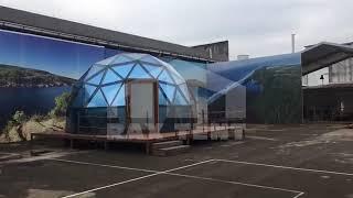 Most Suitable 6M glass dome tent