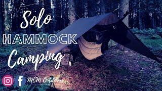 Solo Hammock Camping in the spooky Woods and a new Hammock & Underquilt !