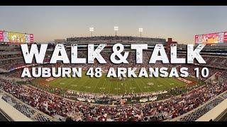 WALK & TALK: Auburn 48, Arkansas 10