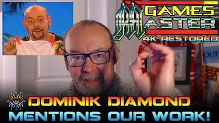 GamesMaster HD - Dominik Diamond mentions us!