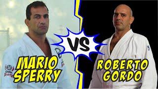 MARIO SPERRY VS ROBERTO GORDO Half Guard Master | JIU JITSU MATCH | IBJJF WORLDS 1997 SUPER HEAVY