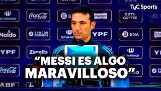 SCALONI en CONFERENCIA de PRENSA tras la GOLEADA de ARGENTINA vs BOLIVIA  MESSI, NICO PAZ y más