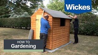 How to Felt a Shed Roof with Wickes