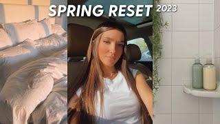 SPRING RESET | april goals, cleaning, life update, and running errands!