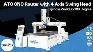 Top Ranked 4th Axis ATC CNC Router Wood CNC Machine Center