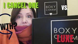 UNBOXING OF BOXYCHARM vs BOXYLUXE SEPTEMBER! WORTH IT? Scarves???????