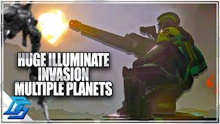 Helldivers 2 Gameplay | HUGE ILLUMINATE INVASION ON MULTIPLE PLANETS, ILLUMINATE PLANS COULD BE BIG!