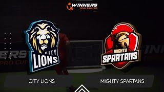 Winners Goal Pro Cup. City Lions - Mighty Spartans 10.01.25. Second Group Stage. Group Winners