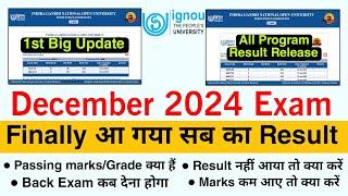 IGNOU Result Dec 2024 | ignou result update 2024 | ignou december result 2024 ignou dec exam result