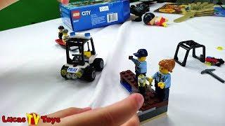 Lego City Play Before Bedtime at Lucas TV Toys House