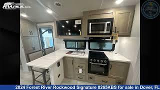 Breathtaking 2024 Forest River Rockwood Signature Travel Trailer RV For Sale in Dover, FL