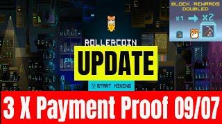 Rollercoin Virtual Cloud Mining Update + 3 x Payment Proof Earn Free Crypto