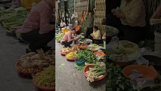 Cambodian food market #lifestyle #vendors #food #vegetables #fishmarket