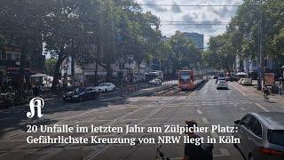 20 Unfälle im letzten Jahr am Zülpicher Platz: Gefährlichste Kreuzung von NRW liegt in Köln