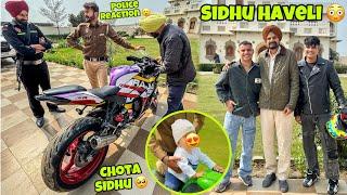 @SidhuMooseWalaOfficial   Wale Ke Chote Bhai Se Mil lia Modified Super Bike Reaction 