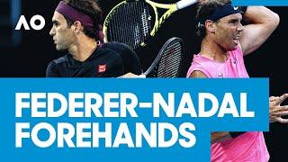 Federer & Nadal's best forehands | AO2020 hot shots