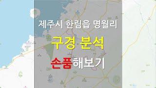 [구경 분석]  제주도 제주시 한림읍 명월리 손품 해보기 (2024년 8월)