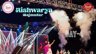 Aishwarya Majmudar || Rangtaali 2024 || Garba Mahotsav || Day - 4 || Borivali West || MHB Colony ||