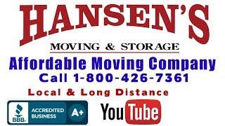  Affordable Long Distance Movers Glen Ellen | Hansen's Moving | Glen Ellen ca Relocation Services
