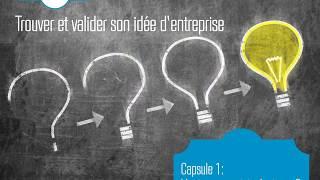 Capsule 1 : L'entrepreneuriat, c'est quoi?