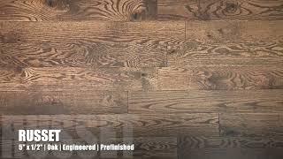 5" x 1/2" Engineered Oak Russet Hardwood Flooring