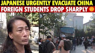 Japanese Nationals Urgently Evacuate China, Foreign Student Numbers Drop Sharply