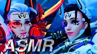  ASMR OVERWATCH ༺ ⋆. jet engine vengeance mercy  whispering, keyboard sounds ˚｡⋆.