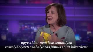 2020-06-04 Varga Judit igazságügyi miniszter / BBC Newsnight interjú / felhatalmazási törvény vége