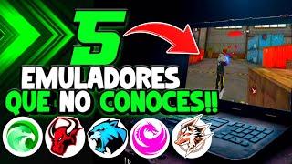 5 EMULADORES QUE TIENES QUE PROBARLO YA!! Como DESCARGAR e INSTALAR FREE FIRE EN PC 2024