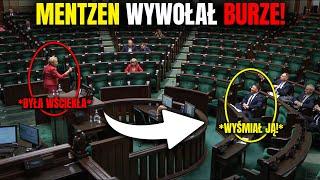 MENTZEN WYŚMIAŁ POSŁANKĘ KOALICJI OBYWATELSKIEJ!