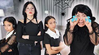 WEDNESDAY ADDAMS OKULA İKİZ KARDEŞLERİNİ GETİRDİ ! | EYLÜL LAL