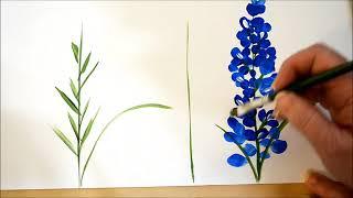 Paint Texas Bluebonnets