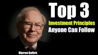 Warren Buffett's Top 3 Investment Principles