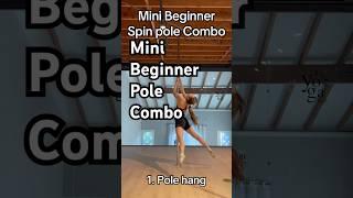 Mini Beginner Pole Dance | Pole Hang Combo #polefitness #poledance