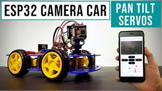 Camera Car With Pan Tilt Control | ESP32Cam