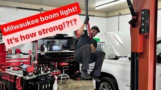 Milwaukee M18 boom light. Initial thoughts & review