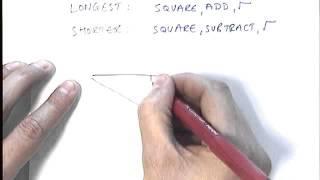 How to - decide if you're adding or subtracting in Pythagoras' Theorem