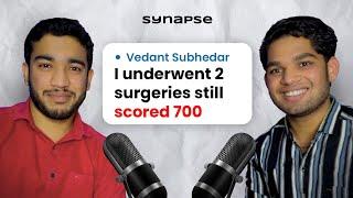 AIIMS Nagpur, college life and NEET with Vedant Subhedar | Synapse #4